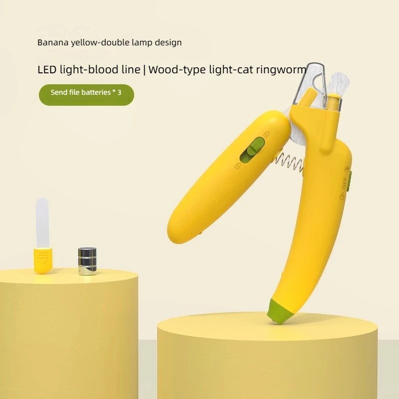 Led Işıklı Pet Tırnak Makası- Küçük Irk Köpek Kedi