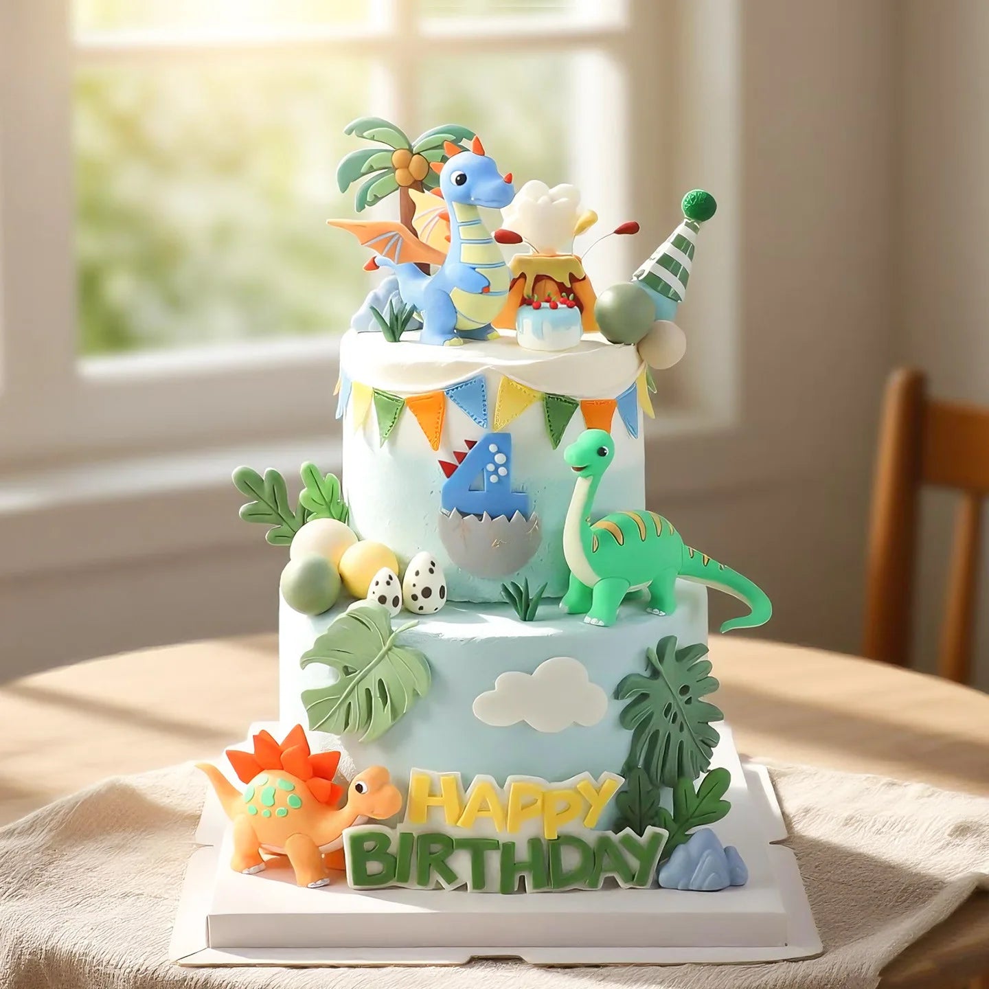 24 Parça Dinozor Pasta Süsü