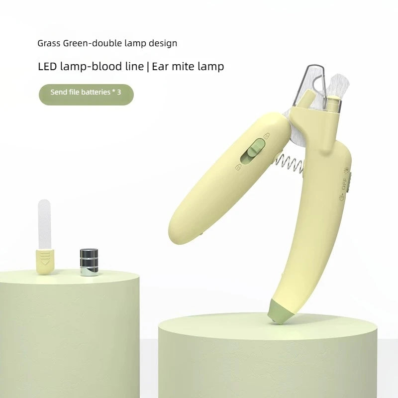 Led Işıklı Pet Tırnak Makası- Küçük Irk Köpek Kedi
