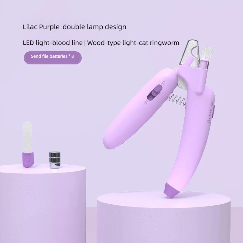 Led Işıklı Pet Tırnak Makası- Küçük Irk Köpek Kedi