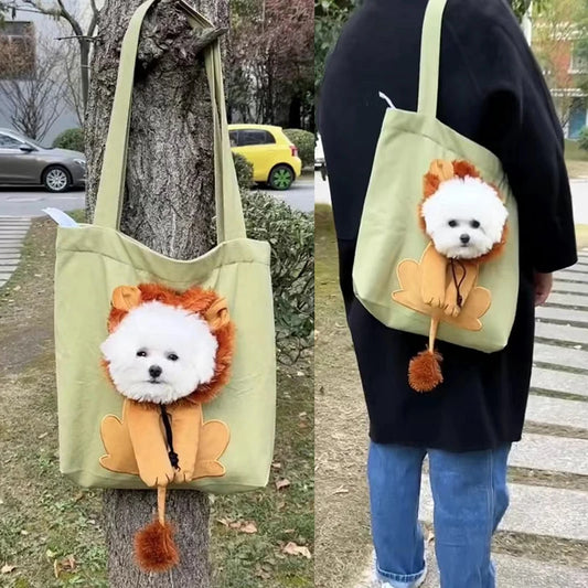 Küçük Irk Köpek Taşıma Çantası- Yürüyüş Çantası