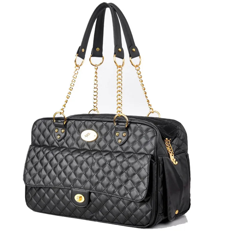 Küçük evcil hayvanlar için lüks taşıma çantası