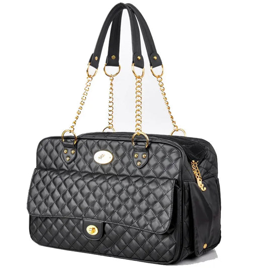 Küçük evcil hayvanlar için lüks taşıma çantası