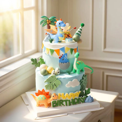 24 Parça Dinozor Pasta Süsü