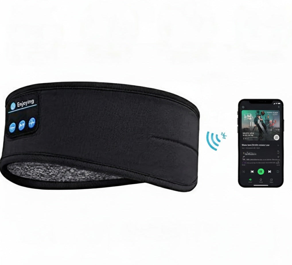 Ter Emici Bluetooth Müzikli Spor Saç Bandı Uyku Bandı Göz Maskesi