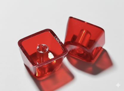 21 Parça Mekanik Oyuncu Klavye Tuş Başlıkları- Baskısız Yarı Saydam