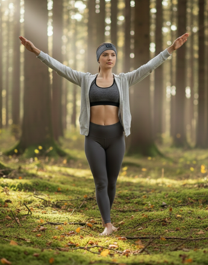 Ter Emici Bluetooth Müzikli Spor Saç Bandı Uyku Bandı Göz Maskesi