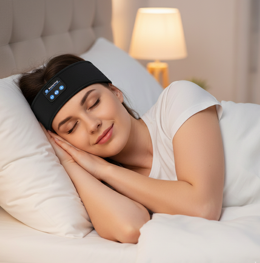 Ter Emici Bluetooth Müzikli Spor Saç Bandı Uyku Bandı Göz Maskesi