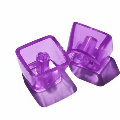 21 Parça Mekanik Oyuncu Klavye Tuş Başlıkları- Baskısız Yarı Saydam