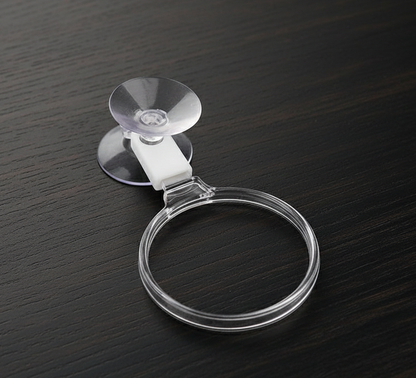 Akvaryum Büyüteci - Vantuzlu Akrilik Büyüteç